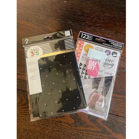 The Happy Planner Other - Happy Planner Bundle - Hardcover &  123 Piece Accessory Pack 5x7 NWT